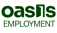 This employment logo is also a link to the oasis employment website